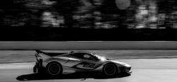 a Ferrari FXX K races around Roat Atlanta