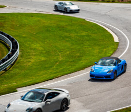 Three Porsches on track at PEC Atlanta