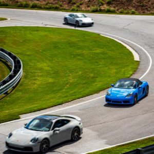 Three Porsches on track at PEC Atlanta